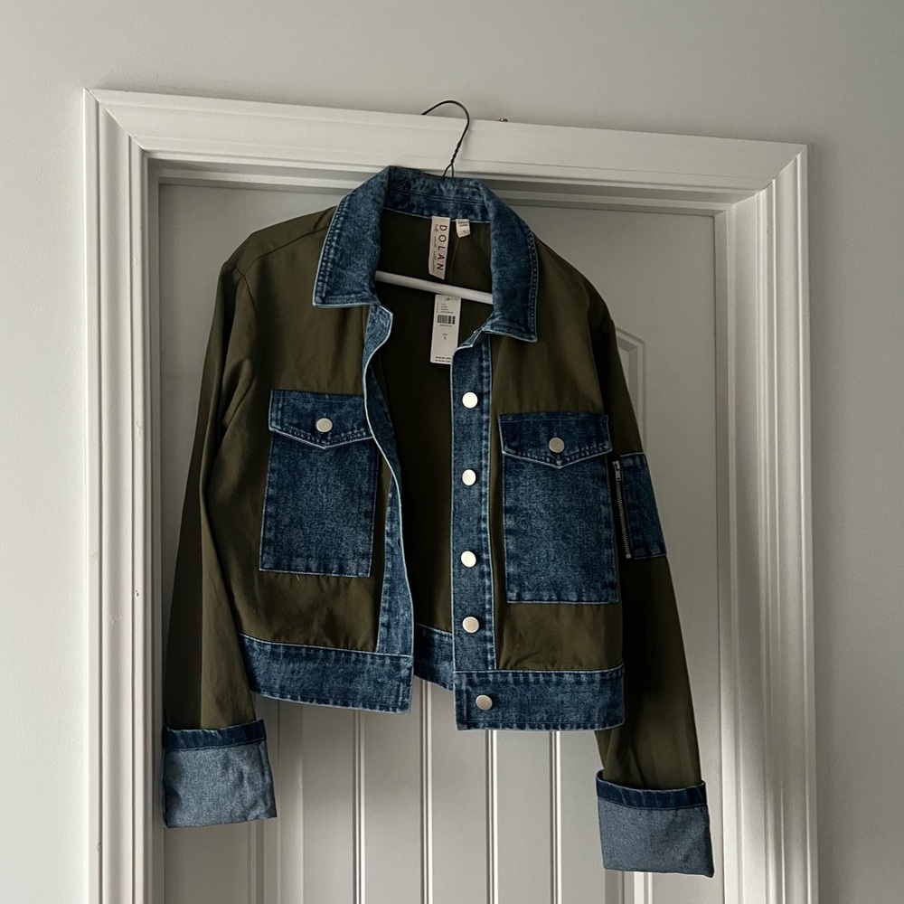DOLAN Denim Utility Mix Jacket